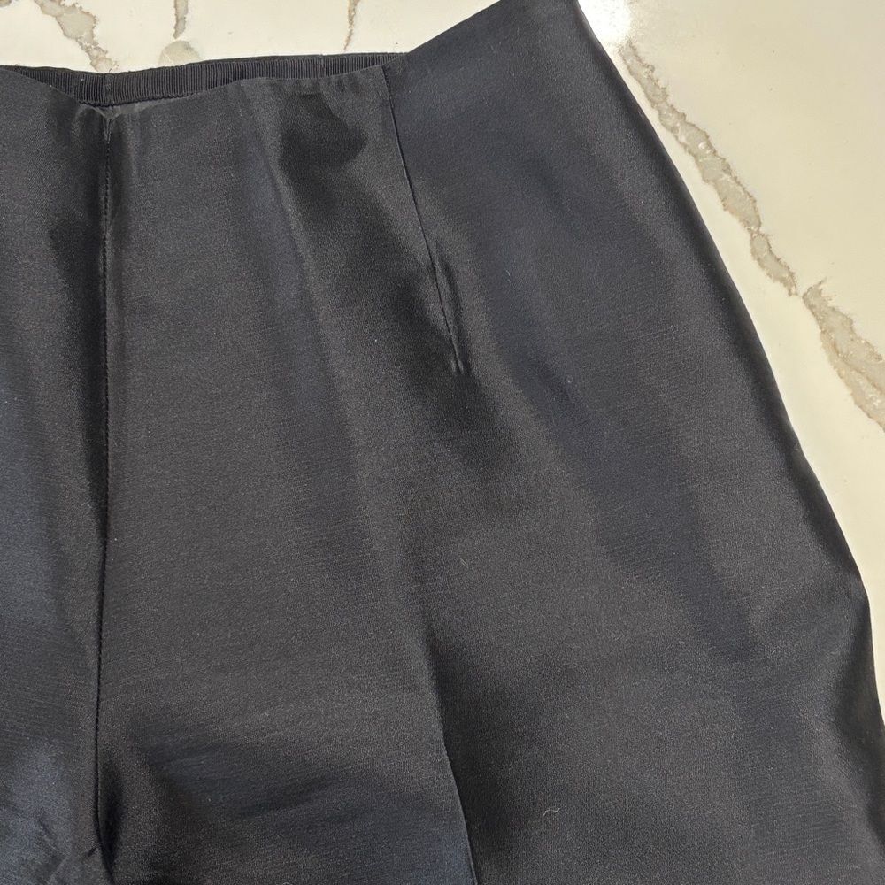 Talbots | Pure Silk Women’s Black Lined Dress Pants - Picture 6 of 14